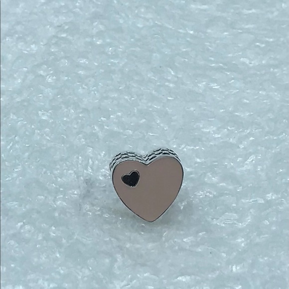 Pandora Jewelry - Pandora, “Sweet Pink  Love Heart “ Silver Charm S925ALE 791812EN40 A97-9